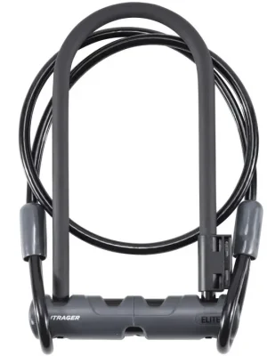Výprodej U-zámek Bontrager Elite na klíč se 122cm lankem