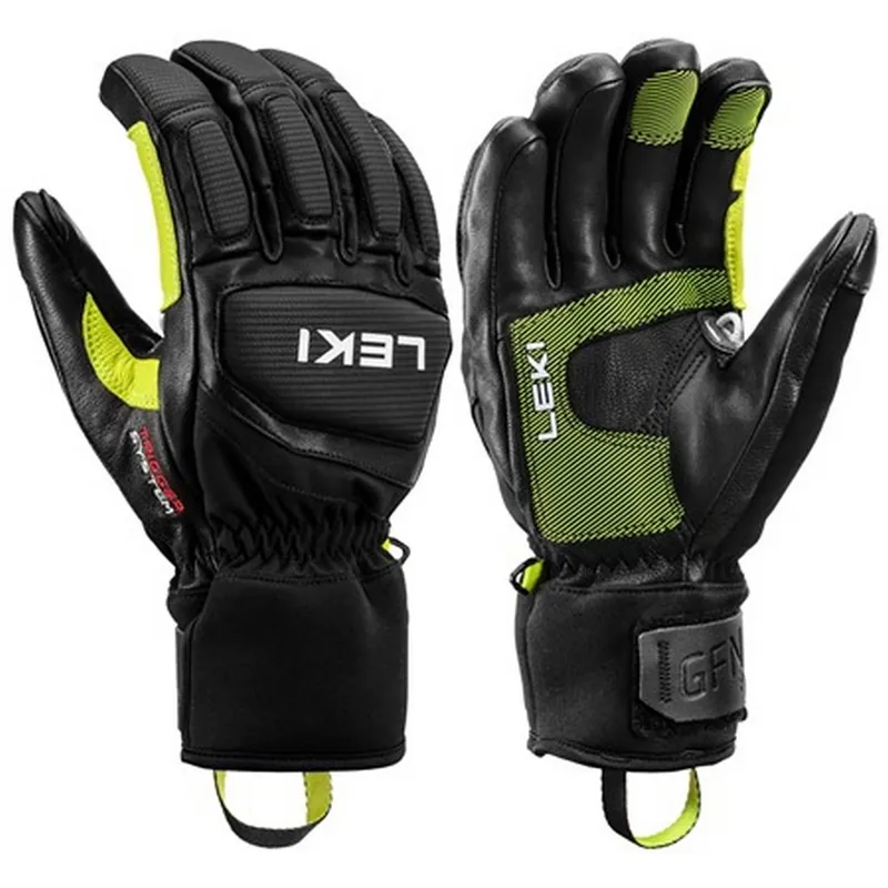 Rychlé Dodání Lyžařské rukavice Leki Griffin Pro 3D black/lime/white