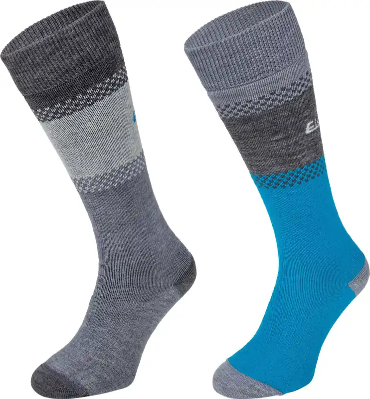 Ponožky Eisbar Ski Comfort 2 pack grey/turgue Víkendová Akce