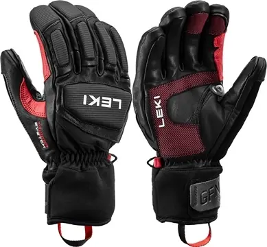 Dokud Zásoby Vydrží Lyžařské rukavice Leki Griffin Pro 3D black/red/white