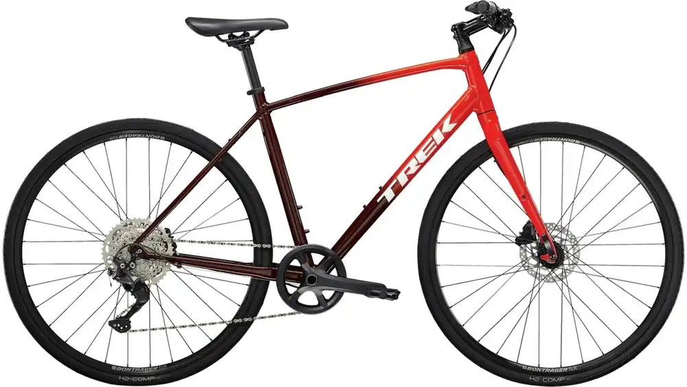 Trekové kolo Trek FX 3 Disc Viper Red to Cobra Blood Fade Nová Kolekce