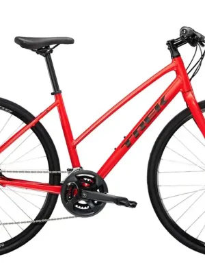 Trekové kolo Trek FX 2 Disc Stagger Satin Viper Red Akční Cena