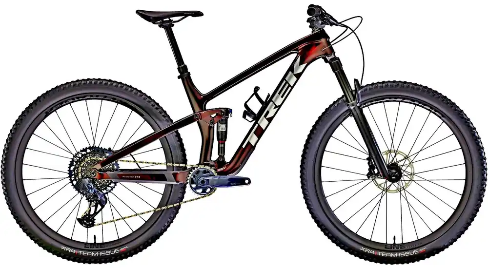 Celoodpružené kolo Trek Top Fuel 9.8 GX AXS Carbon Red Smoke Rychlé Dodání