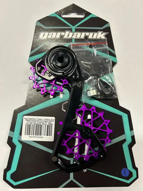 Vodítko s kladkami přehazovačky Garbaruk Sram AXS 12 speed black/violet Novinka