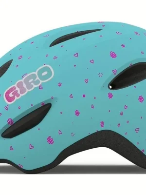 Autentický Cyklistická helma GIRO Scamp Mat Screaming Teal XS