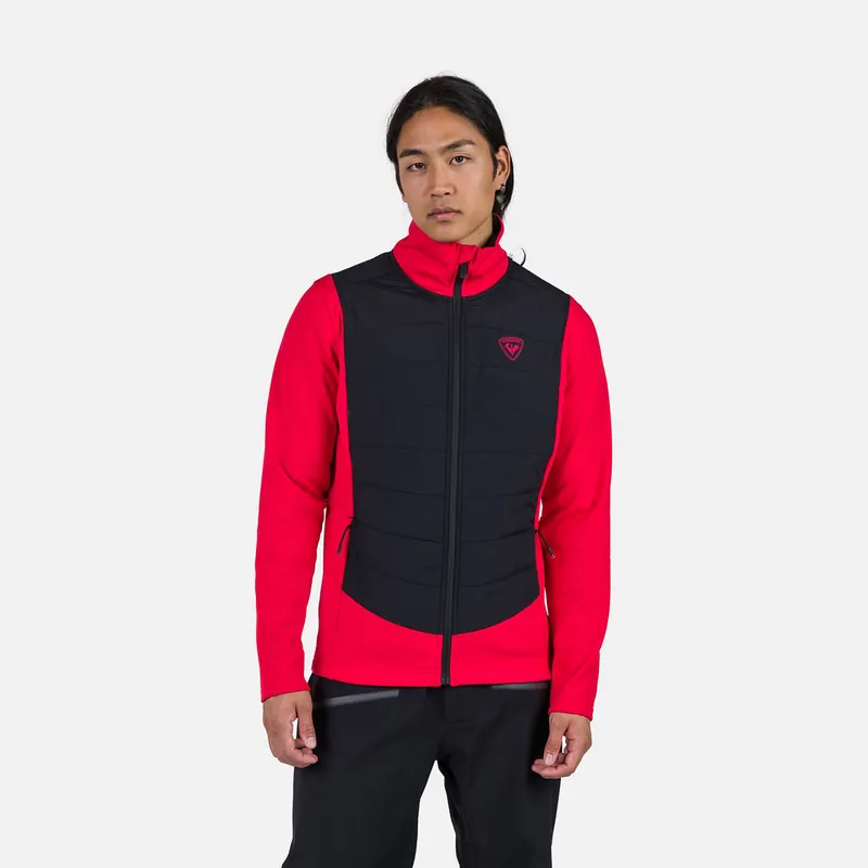 Autentický Hybridní mikina Rossignol Classique Hybrid Clim FZ red