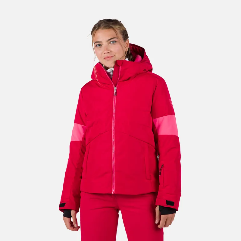 Jen Po Omezenou Doba Lyžařská bunda Rossignol Wispile Puffy Woman ruby red