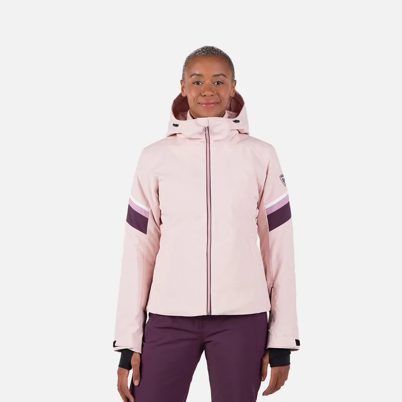 Lyžařská bunda Rossignol Strawpile JKT Woman powder pink Top Prodej