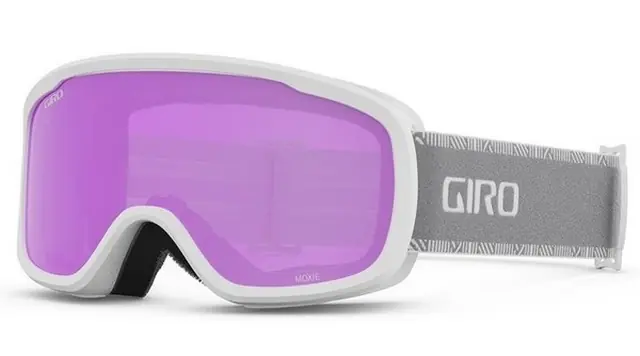 Lyžařské brýle Giro Moxie White Grey Chute Amber Pink Zlevněný