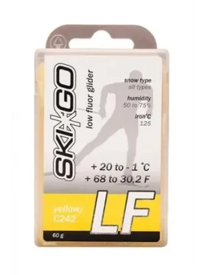 SKIGO LF Yellow, +20°C až -1°C, 60 g, skluzný vosk Sleva