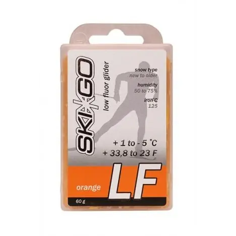 Nakupujte Hned SKIGO LF Orange, +1°C až -5°C, 60 g, skluzný vosk
