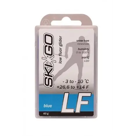 SKIGO LF Blue, -3°C až -10°C, 60 g, skluzný vosk Tovární Cena