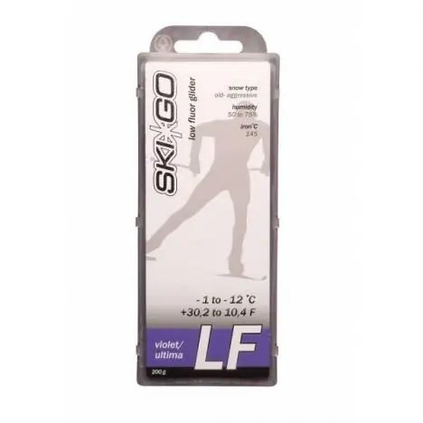 Poslední Šance SKIGO LF Violet ultima, -1°C až -12°C, 200 g, skluzný vosk