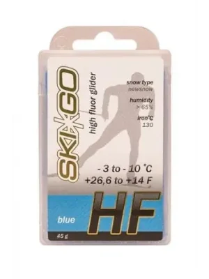 SKIGO HF Blue, -3°C až -10°C, 45 g, skluzný vosk Pouze Dnes
