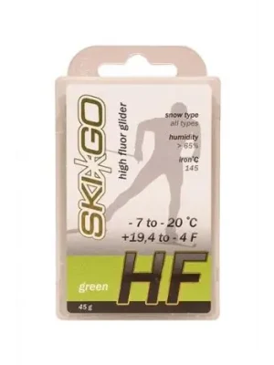 Hit Sezóny SKIGO HF Green, -7°C až -20°C, 45 g, skluzný vosk