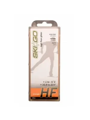 SKIGO HF Orange, +1°C až -5°C, 200 g, skluzný vosk Autentický