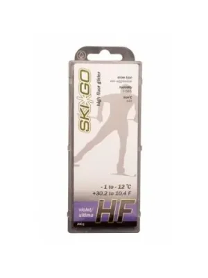 SKIGO HF Violet ultima, -1°C až -12°C, 200 g, skluzný vosk Sleva