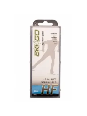 SKIGO HF Blue, -3°C až -10°C, 200 g, skluzný vosk Poslední Šance