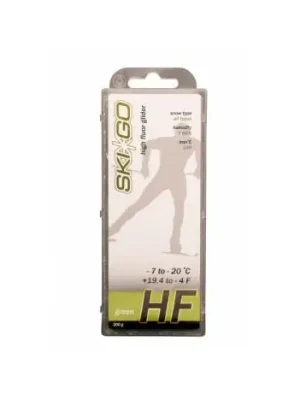 SKIGO HF Green, -7°C až -20°C, 200 g, skluzný vosk Přímo Od Výrobce