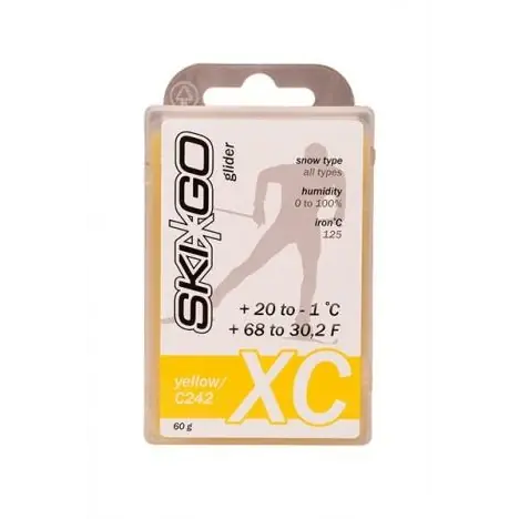 SKIGO XC Yellow / C242, +20°C až -1°C, 60 g, skluzný vosk Nejlepší Volba