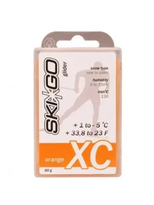 SKIGO XC Orange, +1°C až -5°C, 60 g, skluzný vosk Novinka