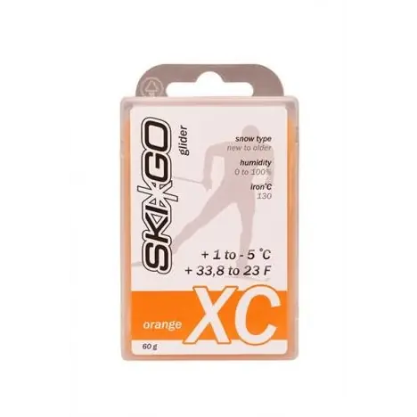 SKIGO XC Orange, +1°C až -5°C, 60 g, skluzný vosk Novinka
