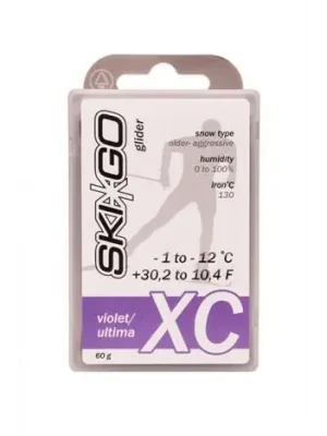 SKIGO XC Violet ultima, -1°C až -12°C, 60 g, skluzný vosk Ihned K Objednání