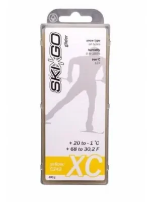 SKIGO XC Yellow / C242, +20°C až -1°C, 200 g, skluzný vosk Hit Sezóny