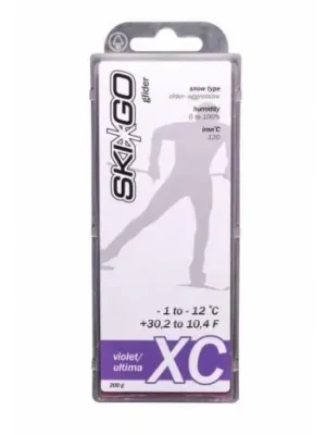SKIGO XC Violet ultima, -1°C až -12°C, 200 g, skluzný vosk Omezená Nabídka