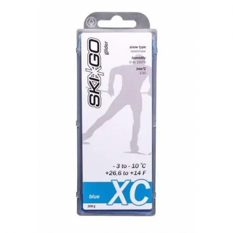 SKIGO XC Blue, -3°C až -10°C, 200 g, skluzný vosk Top Prodej