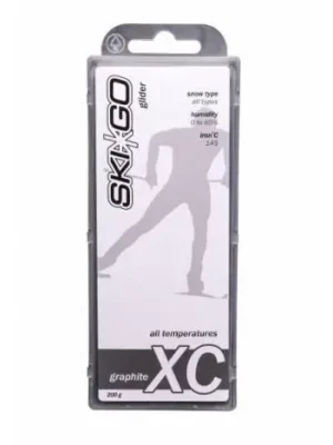 SKIGO XC Graphite, 200 g, skluzný vosk Výhodná Nabídka