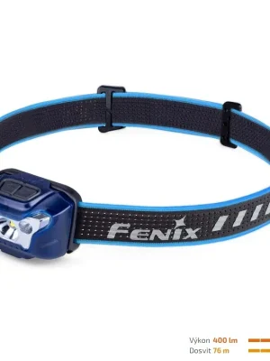 FENIX HL18R, 400lm / 76m, modrá, nabíjecí čelovka Speciální Cena