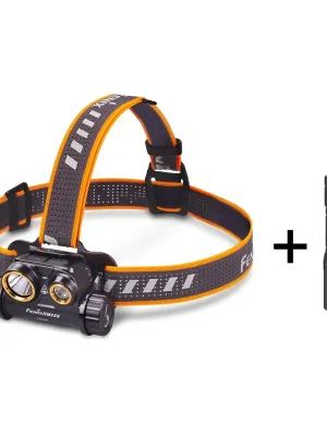 FENIX HM65R, 1400lm / 163m + Fenix E01 V2.0, nabíjecí čelovka Časově Omezené