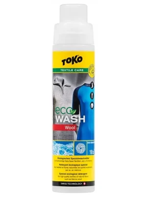 Vysoce Kvalitní TOKO ECO WOOL WASH 250 ML - prací prostředek pro vlnu a merino