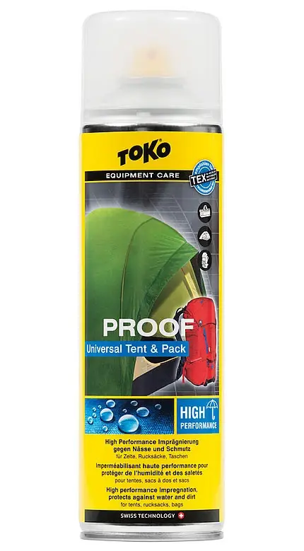 TOKO TENT & PACK PROOF 500 ML - impregnace pro stany,batohy, tašky Top Prodej