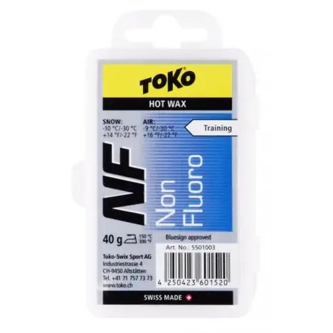 Novinka TOKO NF Hot Wax blue, -9°C až -30°C, 40g