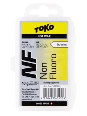 TOKO NF Hot Wax yellow +10°C až -4°C, 40g Sezónní Sleva