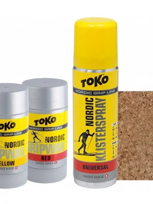 Bezpečná Platba TOKO Nordic set, sada stoupacích vosků