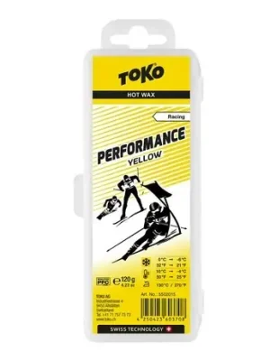 Autentický TOKO Performace Yellow/Žlutý, +10°C až -4°C, 120g