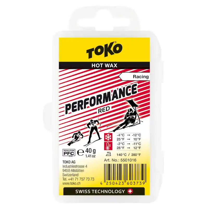 TOKO Performace Red/Červený, -2°C až -11°C, 40g Ihned K Objednání