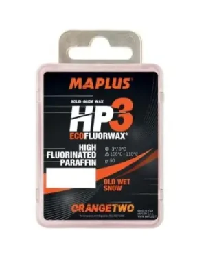 MAPLUS HP3 Orange 2, 0°C až -3°C, 50 g, skluzný vosk Finální Výprodej