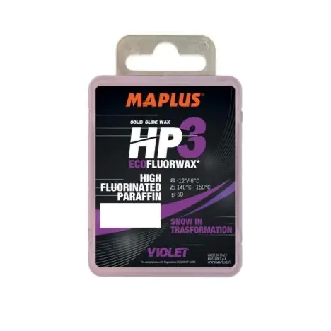 Autentický MAPLUS HP3 Violet, -6°C až -12°C, 50 g, skluzný vosk