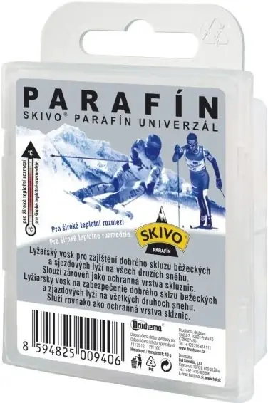 Cenově Výhodný SKIVO Parafín univerzál, 40 g, lyžařský skluzný vosk