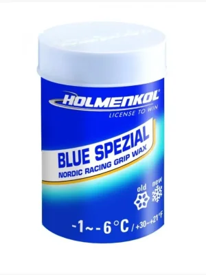 Aktuální HOLMENKOL Modrý speciál, -1°C až -6°C, 45 g, stoupací vosk