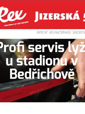 Výprodej Jizerská 50, 9.2.2025 - servis lyží, mazání
