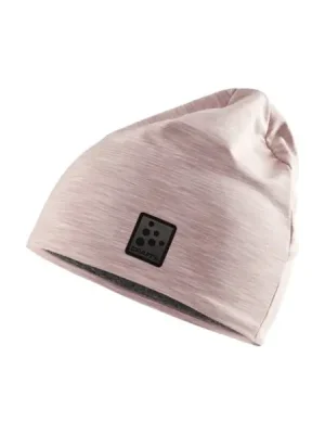 Víkendová Akce CRAFT Microfleece Ponytail, růžová, čepice