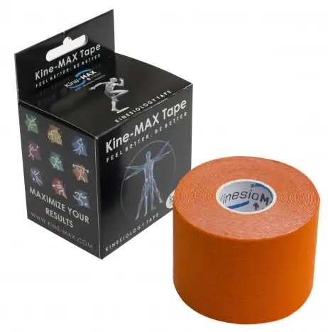 KINE-MAX TAPE CLASSIC - KINESIOLOGICKÝ TEJP - ORANŽOVÝ Horká Nabídka
