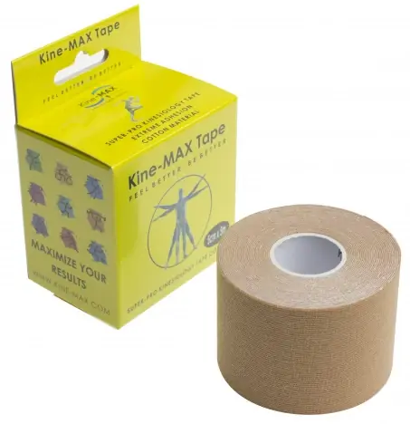 KINE-MAX TAPE SUPER-PRO COTTON - KINESIOLOGICKÝ TEJP - TĚLOVÝ Rychlé Dodání