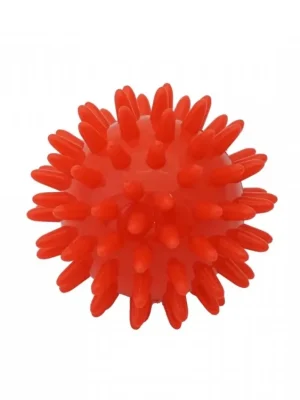 KINE-MAX PRO-HEDGEHOG MASSAGE BALL - MASÁŽNÍ MÍČEK JEŽEK 6CM - ČERVENÝ Aktuální