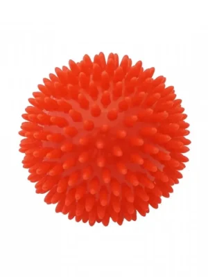 KINE-MAX PRO-HEDGEHOG MASSAGE BALL - MASÁŽNÍ MÍČEK JEŽEK 9CM - ČERVENÝ Jen Po Omezenou Doba